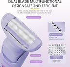 Digital Display Type-C Multi-Functional Electric Hair Remover for Women – White
