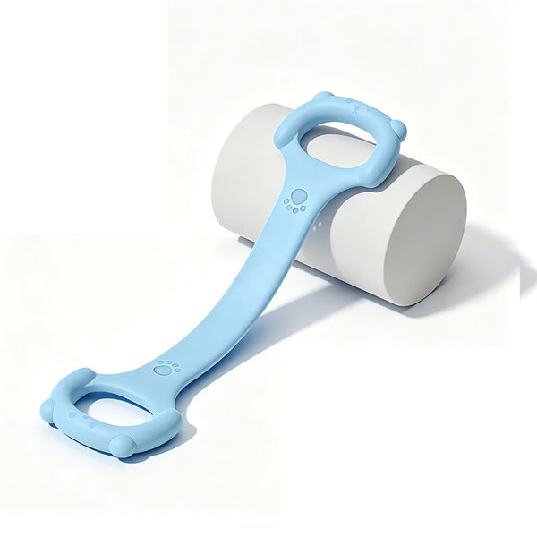 Resistance Band - 40 lbs - High-Elasticity, Break-Resistant - Home Shoulder and Back Toning Tool - One-Piece Construction - Yoga Stretch Band - Back Training Tool - Back Shaping - Portable Fitness Equipment - Blue - 1 Piece