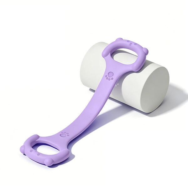 Resistance Band - 40 lbs - High-Elasticity, Break-Resistant - Home Shoulder and Back Shaper - One-Piece Construction - Yoga Stretch Band - Back Training Tool - Back Shaping - Portable Fitness Equipment - Purple - 1 Piece