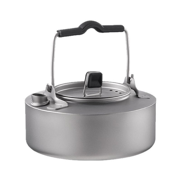Pure titanium kettle, outdoor teapot, cookware, camping equipment, outdoor camping tableware, portable cookware set, titanium kettle