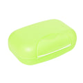 Travel Soap Container Waterproof Portable Bar Soap Case Holder Leakproof Soap Box for Home Hotel Green