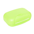 Travel Soap Container Waterproof Portable Bar Soap Case Holder Leakproof Soap Box for Home Hotel Green