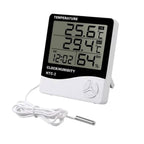 Digital Hygrometer Thermometer Home Temperature Humidity Monitor with External Waterproof Probe for Indoor Outdoor