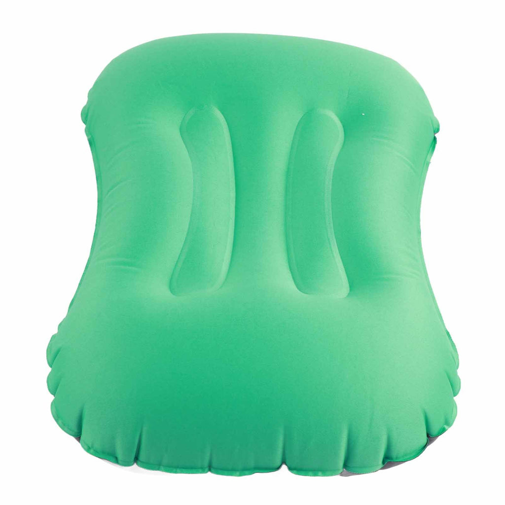 Inflatable Pillow Curved Structure Self Inflating Foldable Portable Inflatable Camping Travel Pillow for Indoor Outdoor