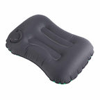 Inflatable Pillow Curved Structure Self Inflating Foldable Portable Inflatable Camping Travel Pillow for Indoor Outdoor