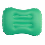 Inflatable Pillow Curved Structure Self Inflating Foldable Portable Inflatable Camping Travel Pillow for Indoor Outdoor