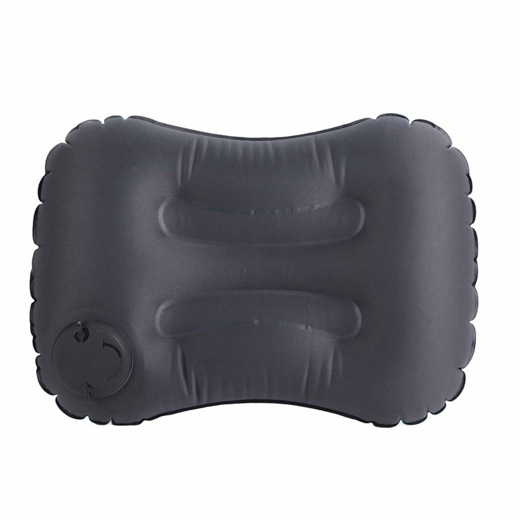 Inflatable Pillow Curved Structure Self Inflating Foldable Portable Inflatable Camping Travel Pillow for Indoor Outdoor
