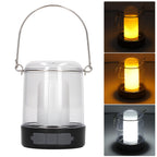 LED Camping Lantern 3 Modes 360° Luminous Rechargeable Waterproof Portable Camping Lights with Hook for Outdoor Garden
