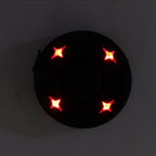 Bike Alarm with Light Wireless Anti Theft Bike Motorcycle Rear Light Alarm Louder Volume Bike Security Alarm System Black Single Remote