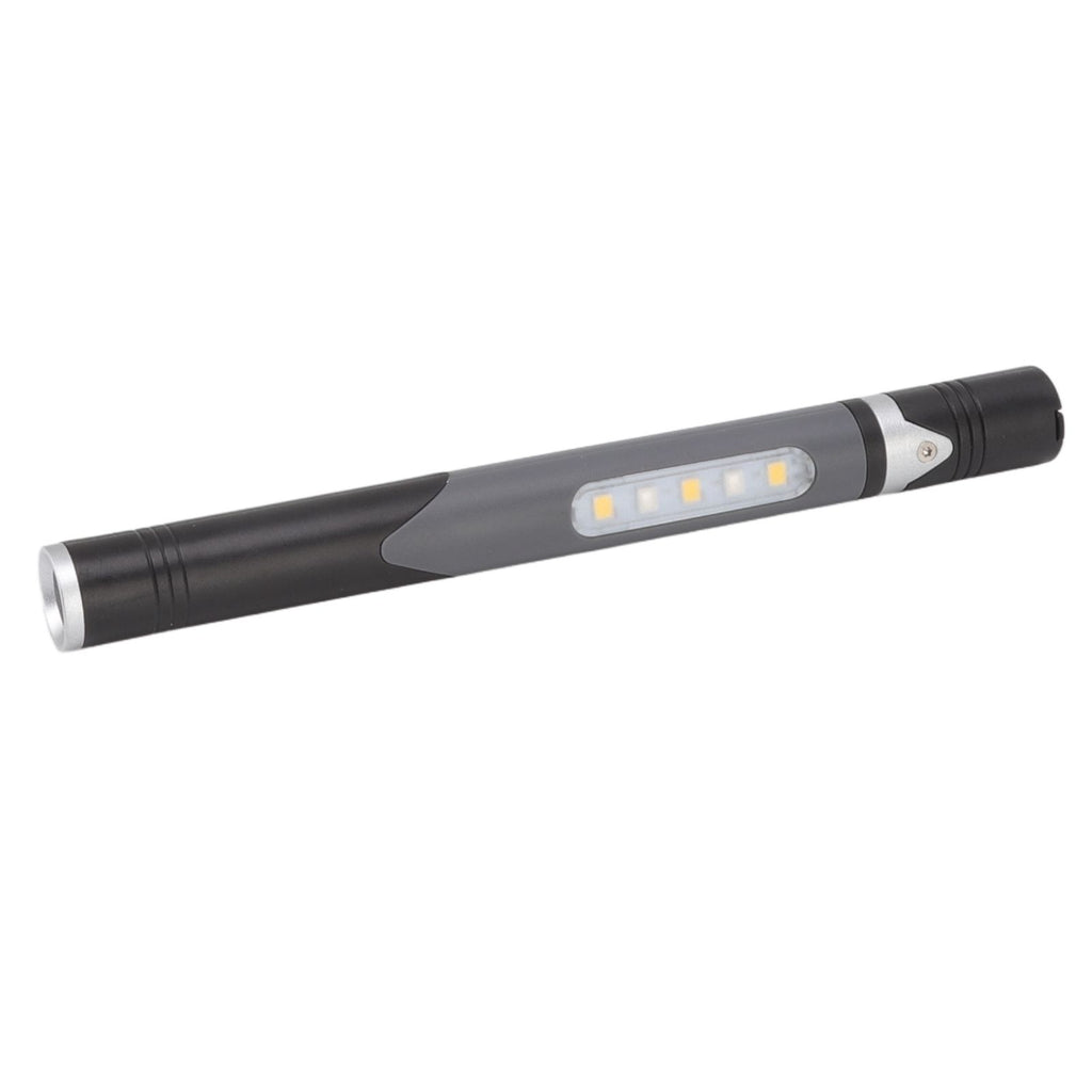 Pen Flashlight USB Charge 3 Light Sources LED Chip Clip Design Widely Used Pen Light Flashlight for Repair Hospital Black