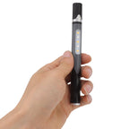Pen Flashlight USB Charge 3 Light Sources LED Chip Clip Design Widely Used Pen Light Flashlight for Repair Hospital Black