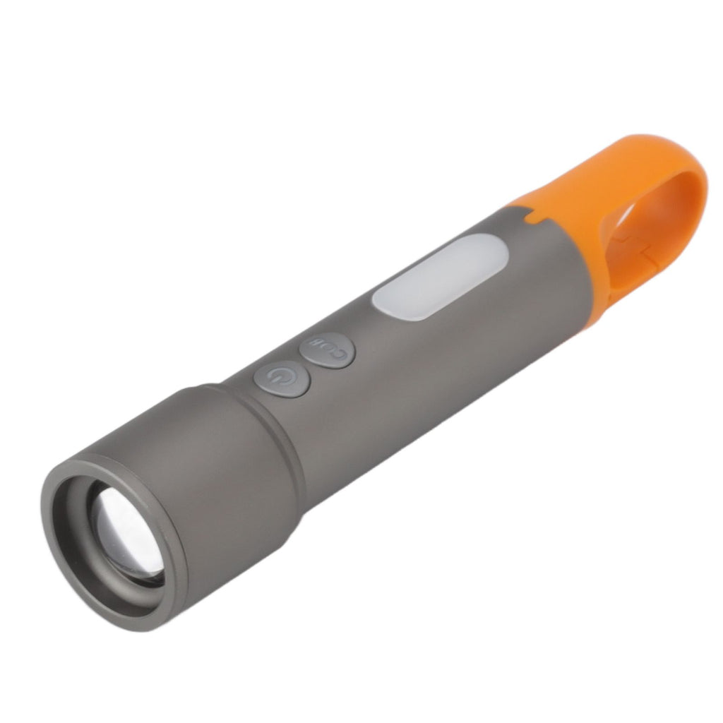 LED Flashlight High Brightness Zoomable Portable COB Rechargeable Work Lights for Outdoor Camping Maintenance