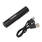 Mini Flashlight 90 Degree Tiltable Head LED Flashlight Magnetic Rechargeable LED Torch