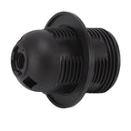 10Pcs E27 Light Base Socket Copper Core High Temperature Resistance E27 Light Holder Base with Lamp Sleeve for DIY Black