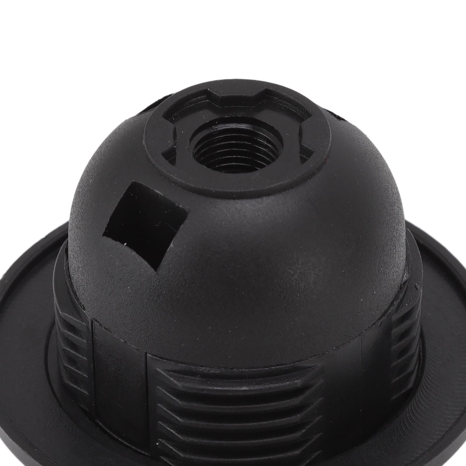 10Pcs E27 Light Base Socket Copper Core High Temperature Resistance E27 Light Holder Base with Lamp Sleeve for DIY Black