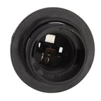 10Pcs E27 Light Base Socket Copper Core High Temperature Resistance E27 Light Holder Base with Lamp Sleeve for DIY Black