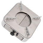 Alcohol Stove Stainless Steel Silver One Piece Design Drawer Structure Spirit Burner for Home Hiking