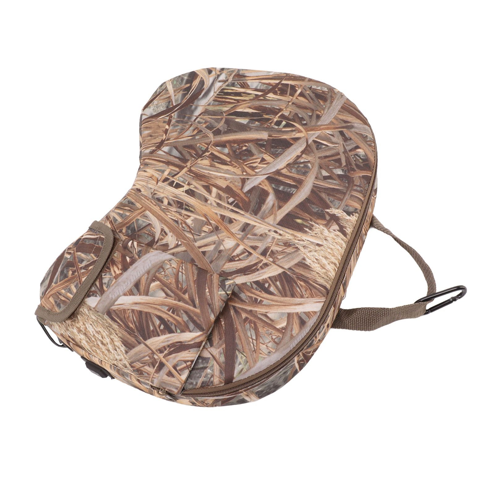 Portable Heating Seat Pad Camouflage 3 Gears Thicken USB Heated Stadium Seat Cushion Pad for Camping Hunting Fishing Reed