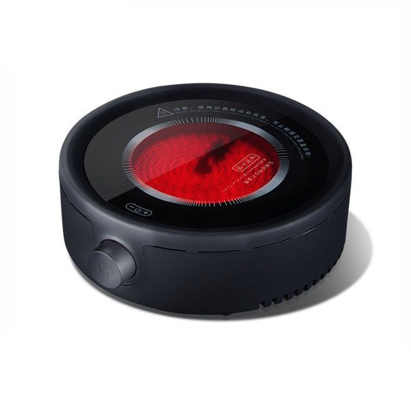 Silent Electric Tea Stove Small Ceramic Hot Plate for Boiling Water Making Coffee Knob Adjustment CN Plug