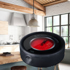 Silent Electric Tea Stove Small Ceramic Hot Plate for Boiling Water Making Coffee Knob Adjustment CN Plug