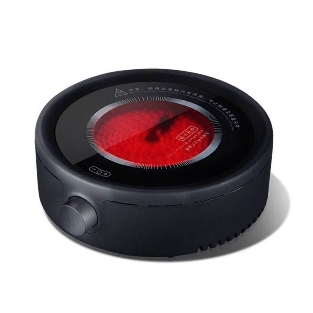 Silent Electric Tea Stove Small Ceramic Hot Plate for Boiling Water Making Coffee Knob Adjustment CN Plug