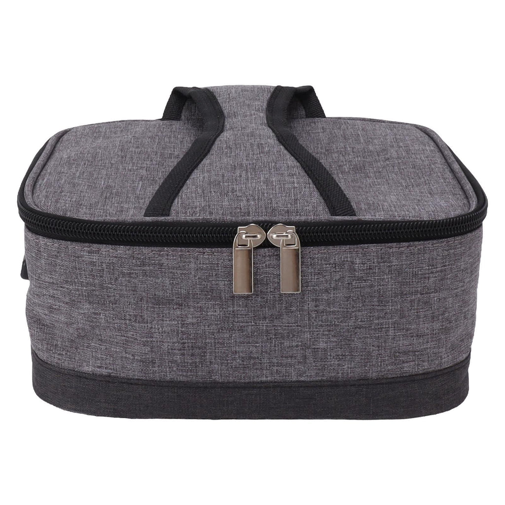 USB Heating Insulation Bag Portable Electric Heating Food Container Constant Temperature Heating Bag for Outdoor Light Gray