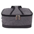 USB Heating Insulation Bag Portable Electric Heating Food Container Constant Temperature Heating Bag for Outdoor Light Gray