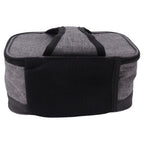 USB Heating Insulation Bag Portable Electric Heating Food Container Constant Temperature Heating Bag for Outdoor Light Gray