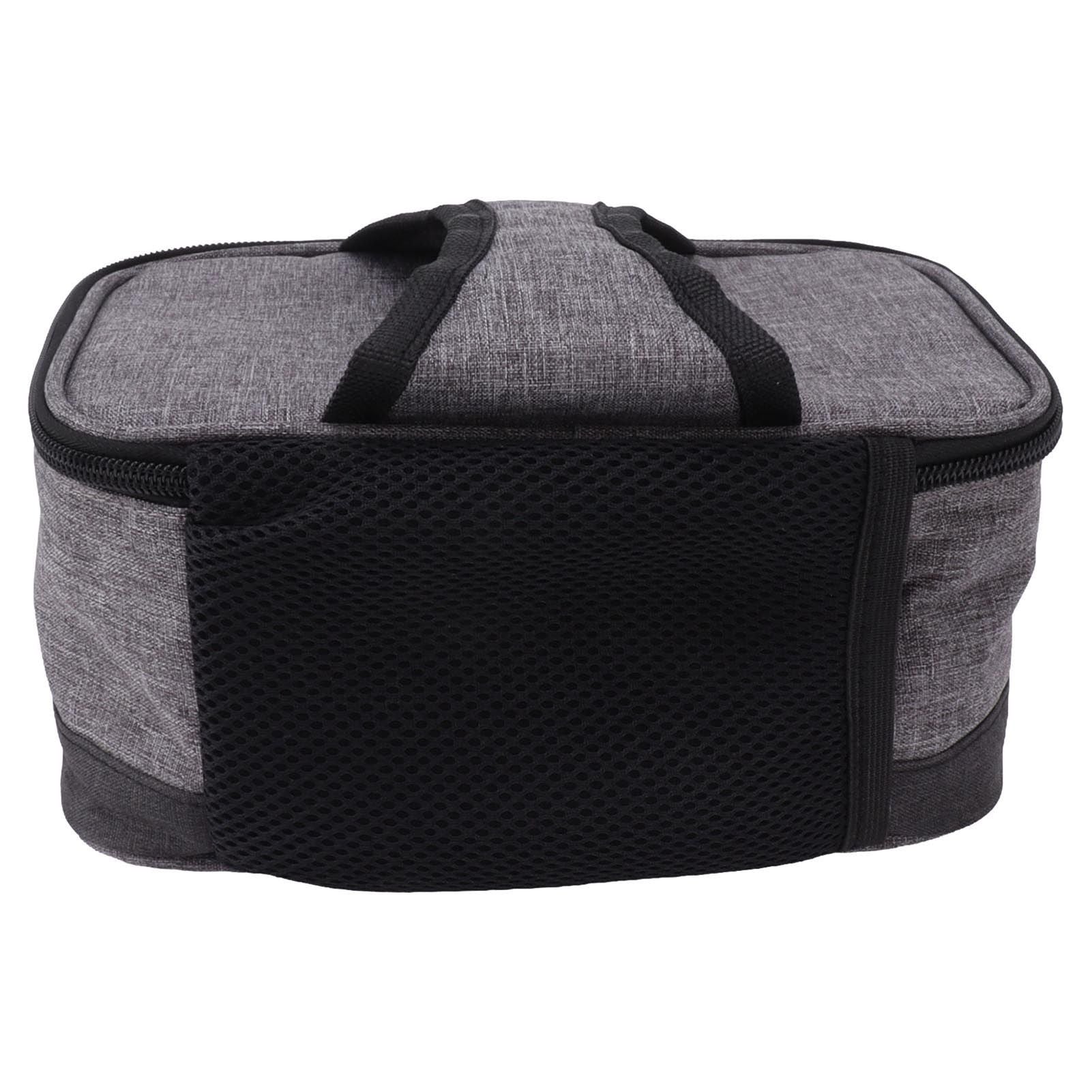 USB Heating Insulation Bag Portable Electric Heating Food Container Constant Temperature Heating Bag for Outdoor Light Gray