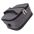 USB Heating Insulation Bag Portable Electric Heating Food Container Constant Temperature Heating Bag for Outdoor Light Gray
