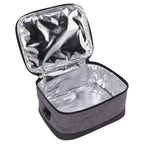 USB Heating Insulation Bag Portable Electric Heating Food Container Constant Temperature Heating Bag for Outdoor Light Gray