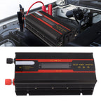 1000W Power Inverter Universal Dual Voltage 12V 24V‑220V Car Solar Power Inverter with LCD Display