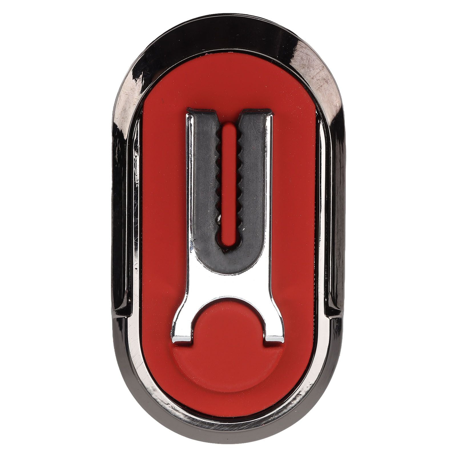 Mobile Phone Holder Stand Cigarette Lighter Rechargeable with Charging Cable Phone Ring Holder Red