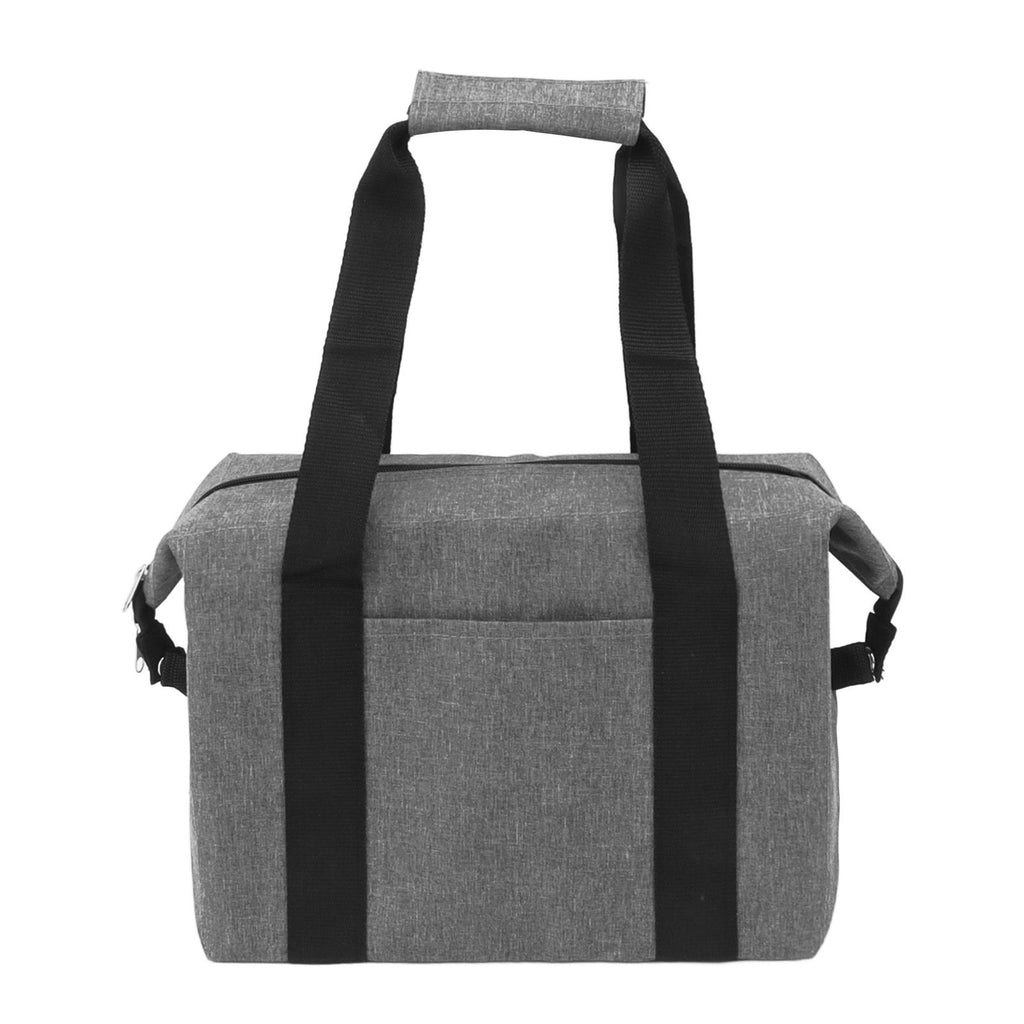 Camping Cooler Bag Leakproof Foldable Fresh Picnic Thermal Insulation Bag for Travel Work School Grey Large Size 20L