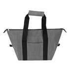 Camping Cooler Bag Leakproof Foldable Fresh Picnic Thermal Insulation Bag for Travel Work School Grey Small Size 10L