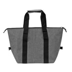 Camping Cooler Bag Leakproof Foldable Fresh Picnic Thermal Insulation Bag for Travel Work School Grey Small Size 10L