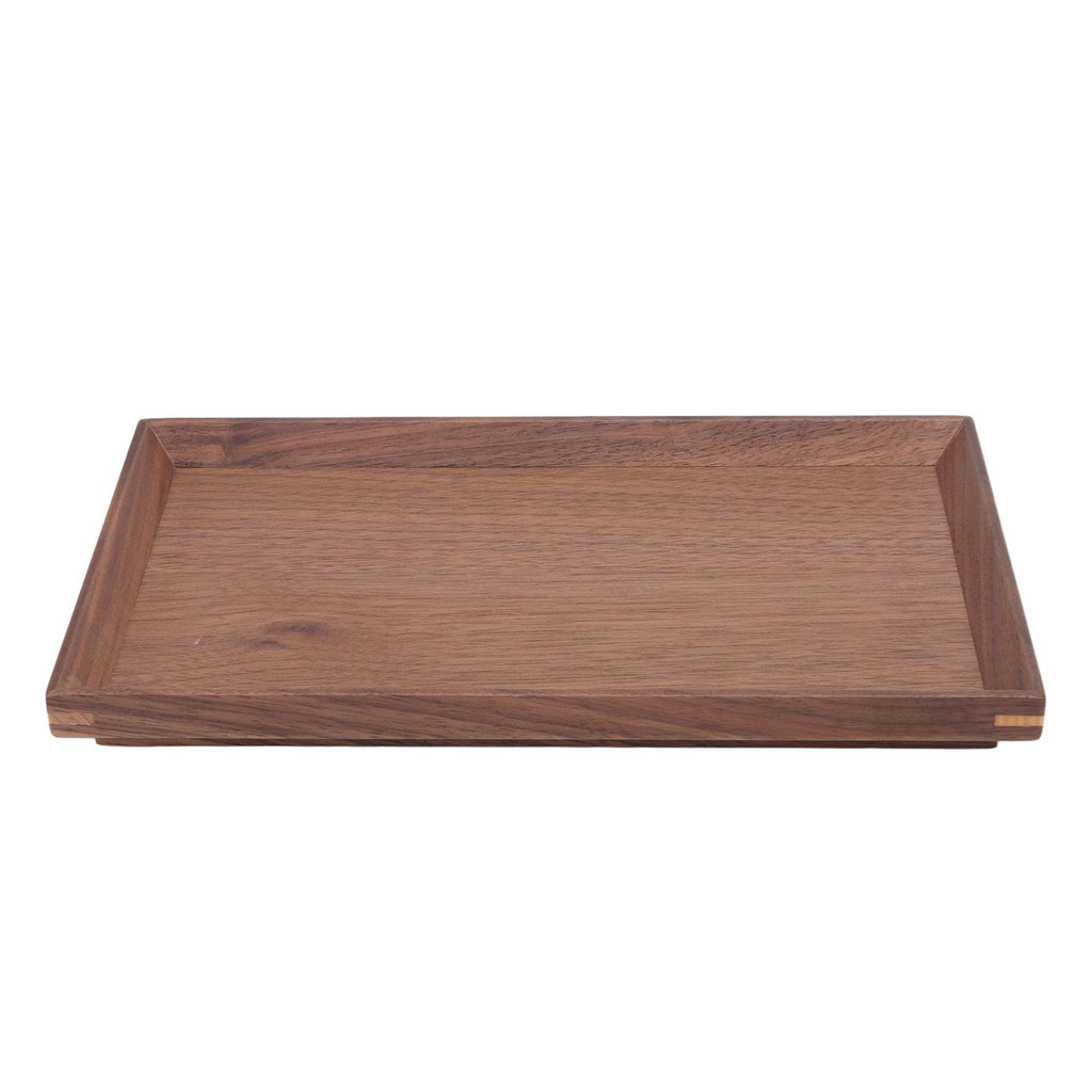 Black Walnut Tray Simple Fashion Serving Tray Serve Tea Fruit Cheese Wine Or Meals Small Rectangle