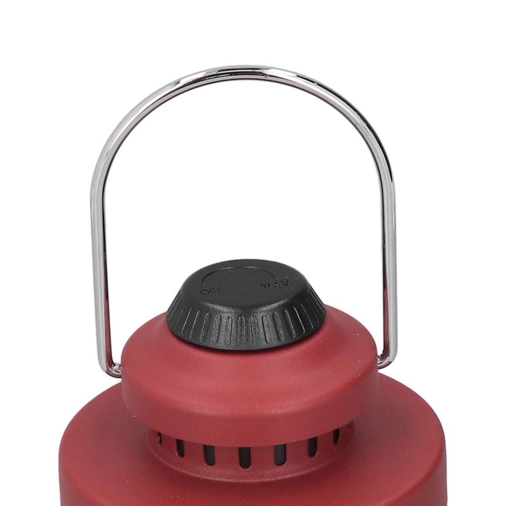 Camping Lantern Retro USB Charging 3 Light Modes IPX4 Waterproof Camping Lights for Outdoor Red