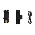 Rechargeable Head Lamps with 6 Gear Rotary Zoom Waterproof Headlight for Adventure Hiking