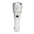LED Flashlight 10000 Luminous Flux 5 Modes USB Type C Charge Waterproof Camping Flashlight for Hiking Travel Emergency