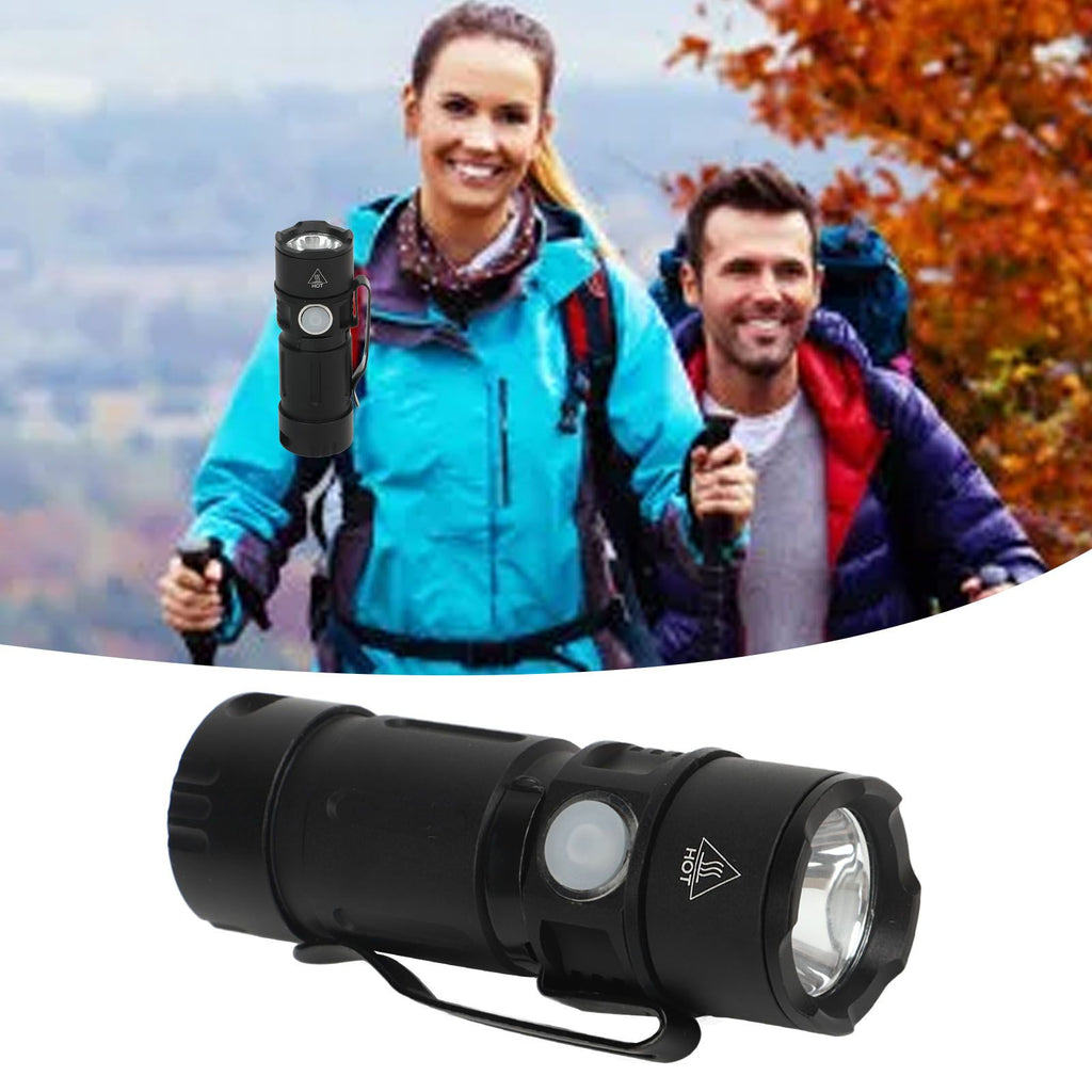 800LM Mini Flashlight Small Pocket EDC Light USB Rechargeable Keychain Light for Night Searching