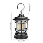 Portable Retro Lamp Outdoor Lighting Battery Charging Lamp Camping Super Bright LED Camping Retro Horse Lamp