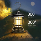 Portable Retro Lamp Outdoor Lighting Battery Charging Lamp Camping Super Bright LED Camping Retro Horse Lamp