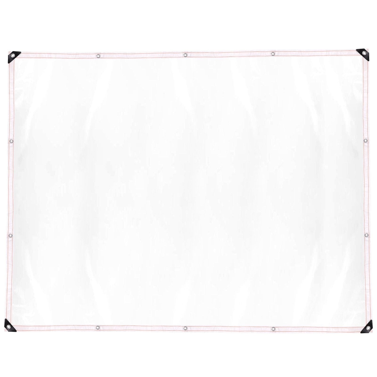 Transparent Rain Tarp Thickened PE Garden Plants Rain Shelter Cover for Courtyard Balcony
