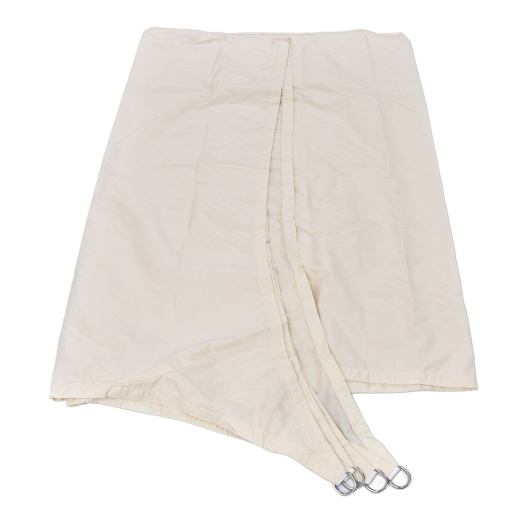 Milky White Shade Canopy Waterproof Shading Foldable 3x3m Quadrilateral Reducing Heat Shade Sail for Outdoor