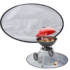 Fire Pit Mat Heat Resistant Grill Deck Protector Double Sided Round Lawn Mat for Outdoor Camping101.5cm / 40in