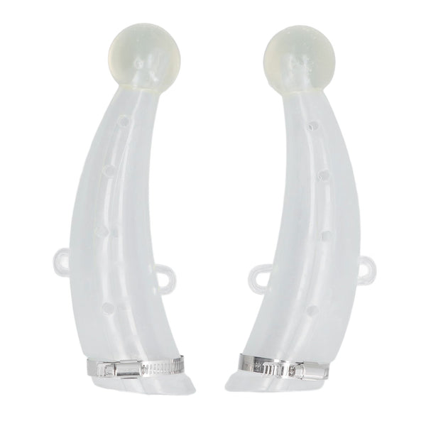 Cattle Horn Protective Cover Heat Resistant Easy Wear Comfortable Silica Gel Material Cow Horn Protective Cover