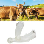 Cattle Horn Protective Cover Heat Resistant Easy Wear Comfortable Silica Gel Material Cow Horn Protective Cover