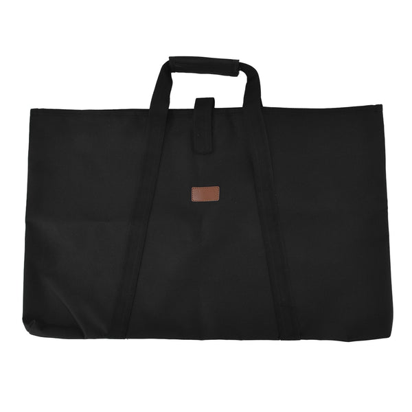 Folding Table Storage Bag Sponge Interlayer Waterproof Oxford Cloth Black Outdoor Multifunctional Carrying Bag for Picnic