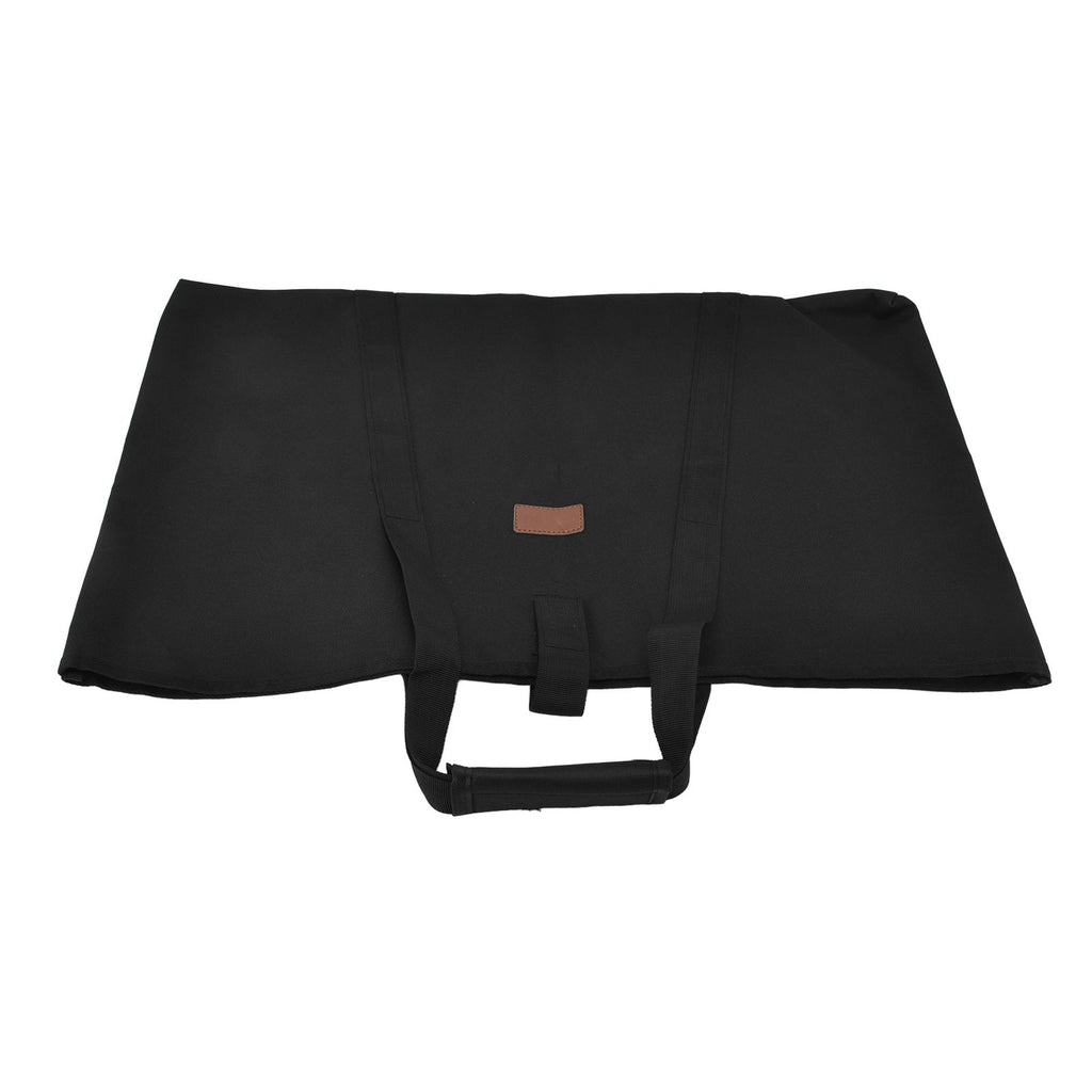 Folding Table Storage Bag Sponge Interlayer Waterproof Oxford Cloth Black Outdoor Multifunctional Carrying Bag for Picnic